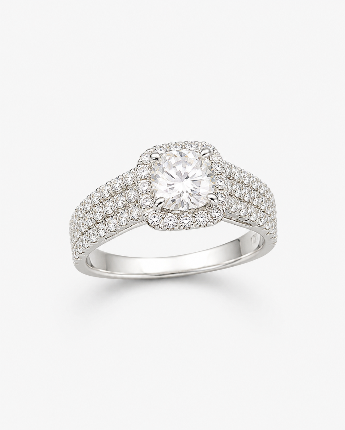 White Zirconia Band