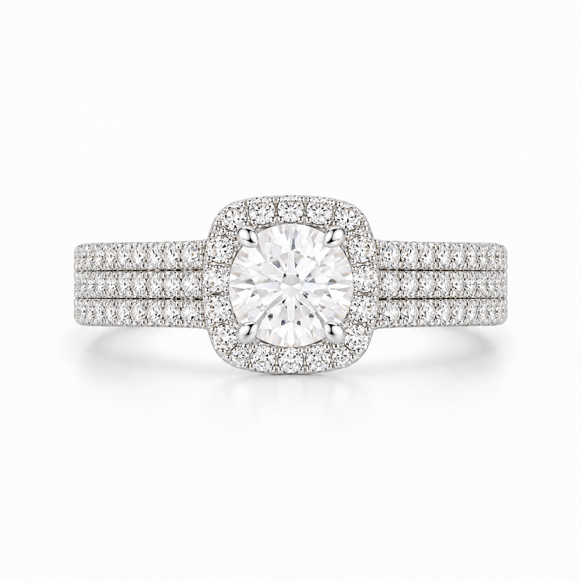 White Zirconia Band