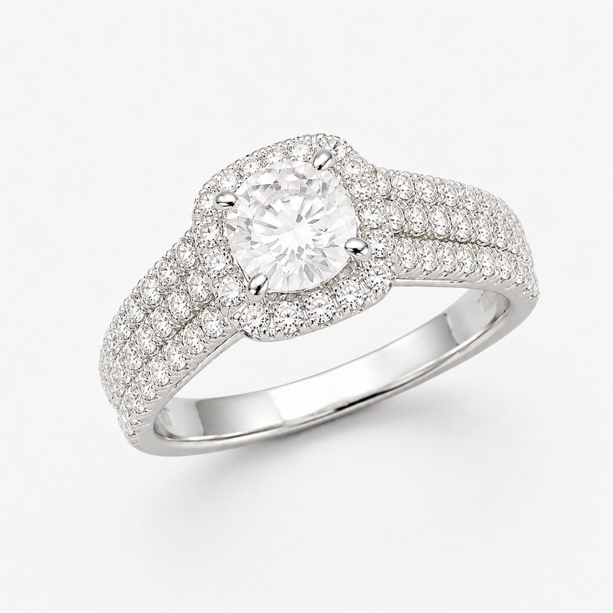 White Zirconia Band