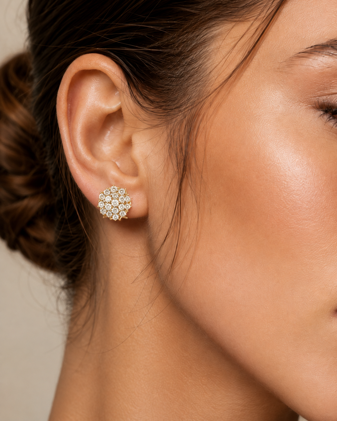 The Diamond Stud Earrings