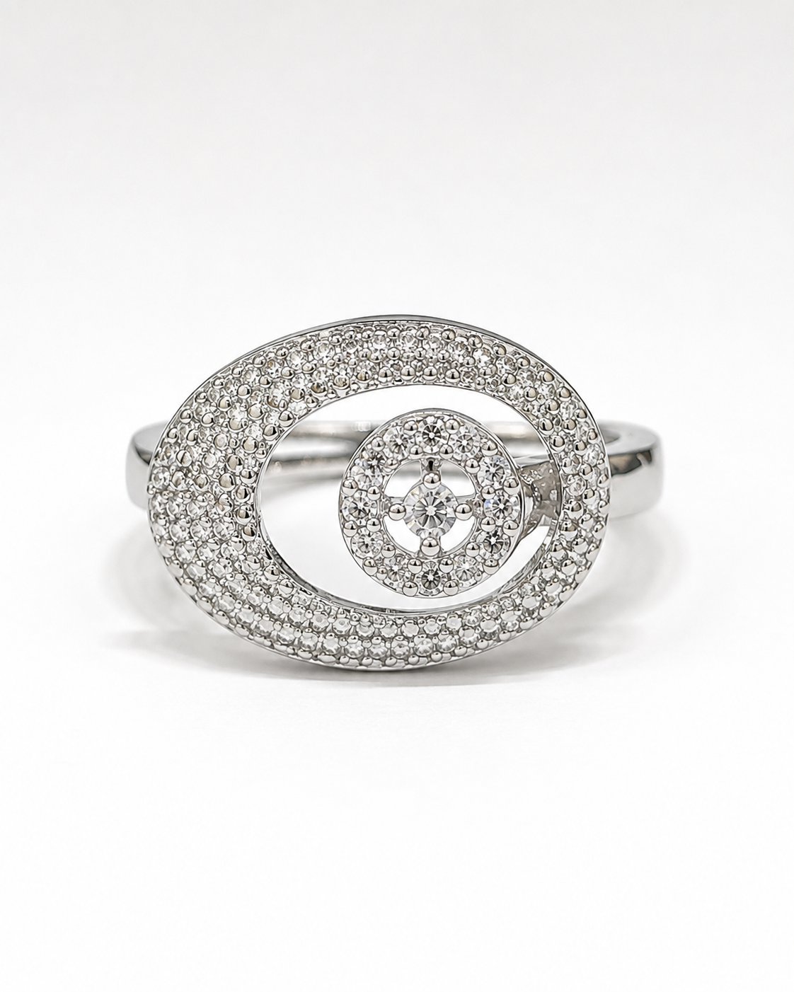The Silver Eclipse Ring