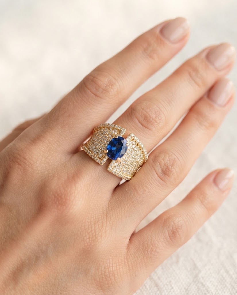Stellar Blue Ring