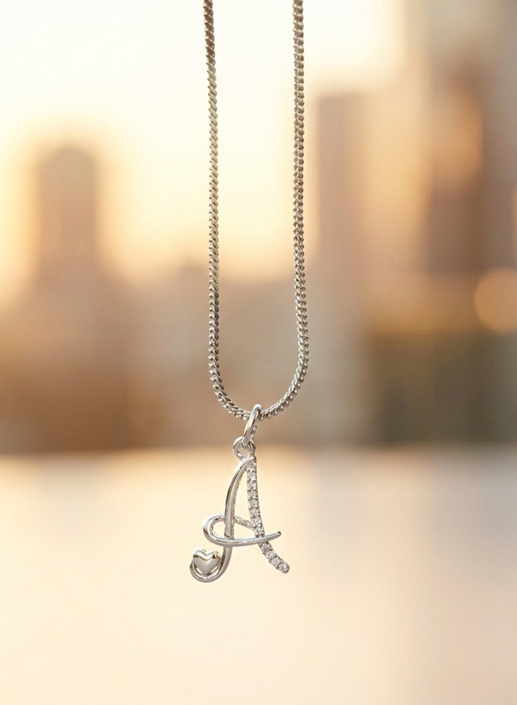Alpha Locket A-Silver