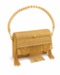 The gilded tassels clutch