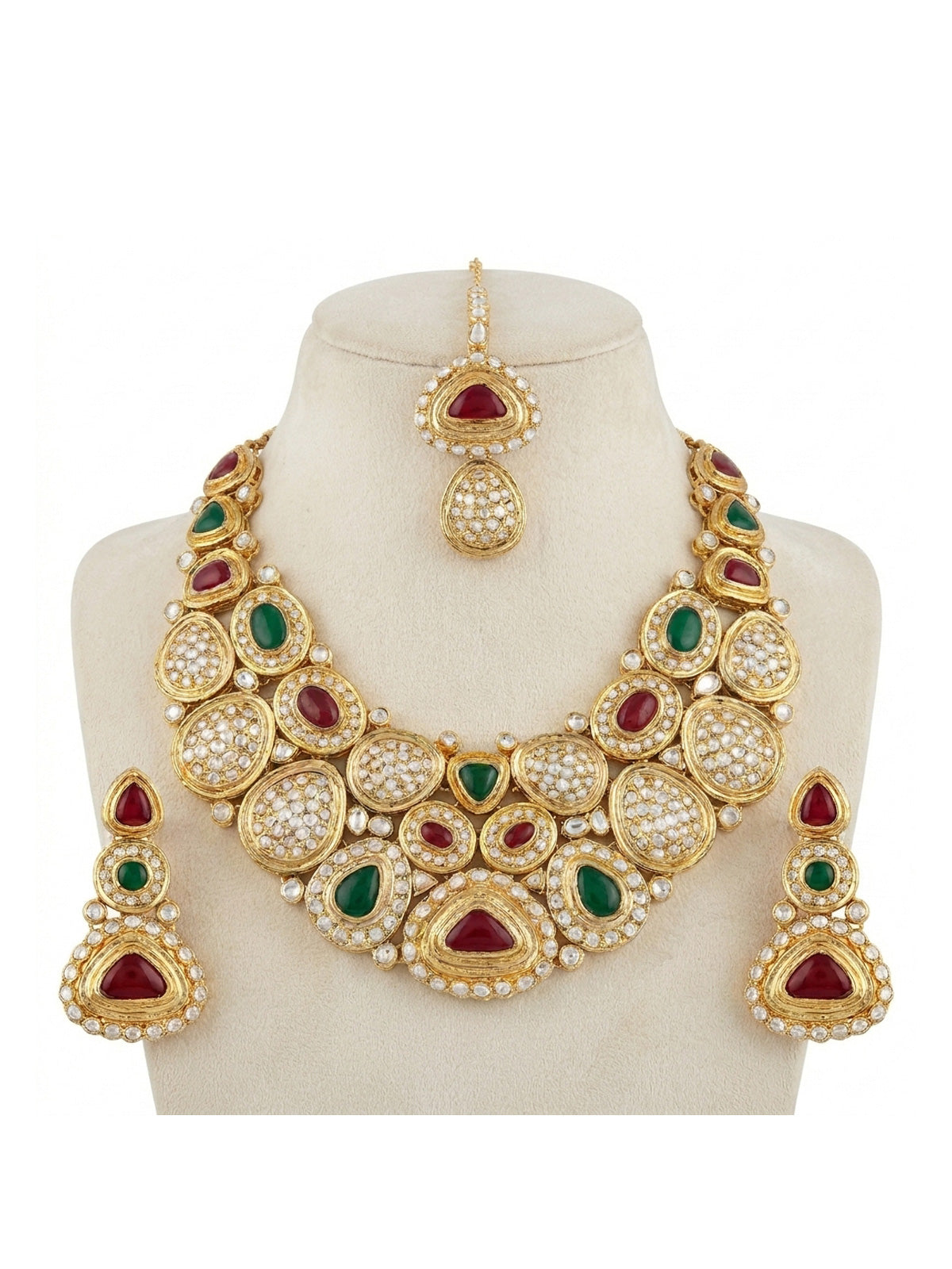 High quality kundan hand made set