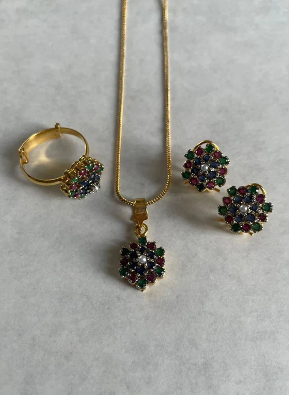 Diamond Cut Combo Multi Stones