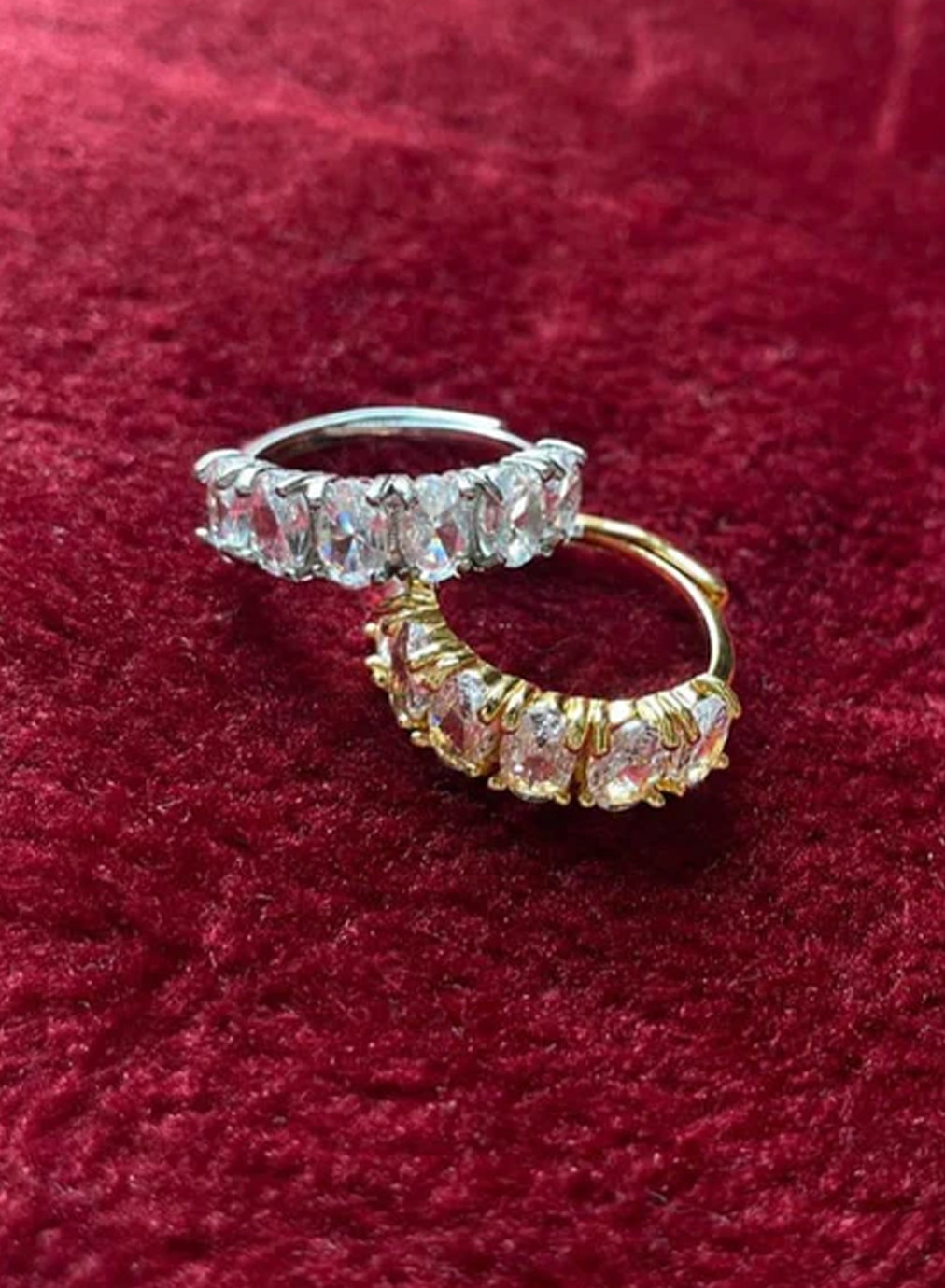 Crystal ln Open Band Rings