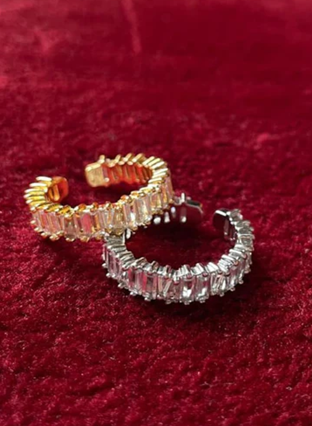 Crystal Band Rings