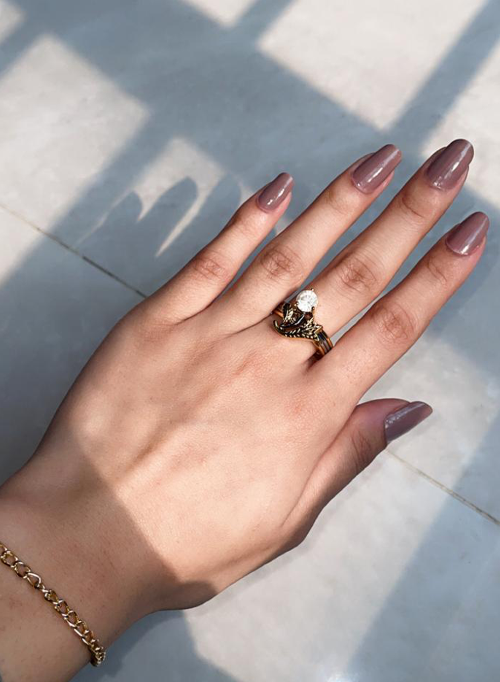 Stainless Steal Dual Color Ring