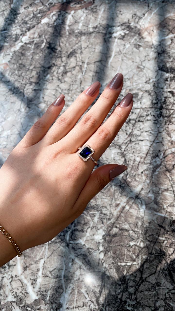 Xuping blue Stone-1