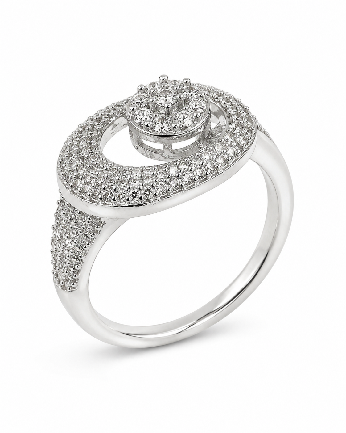 The Silver Eclipse Ring