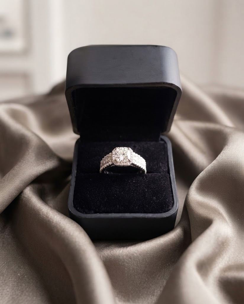 White Zirconia Band